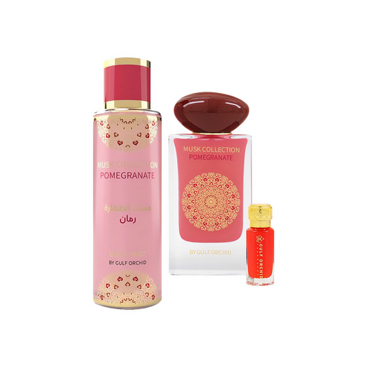 Coffret Parfum Pomegranate Musk Collection - Gulf Orchid Gulf Orchid