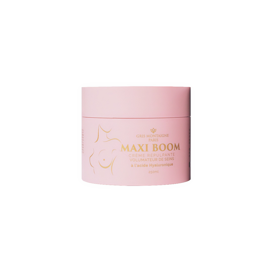 Crème Repulpante Maxi Boom Seins à l'Acide Hyaluronique 250ml - Gris Montaigne Paris MJ BAZAR