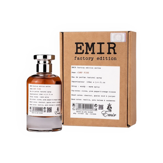 Eau de Parfum Emir Camp Fire Factory Edition 100ml - Paris Corner Paris Corner