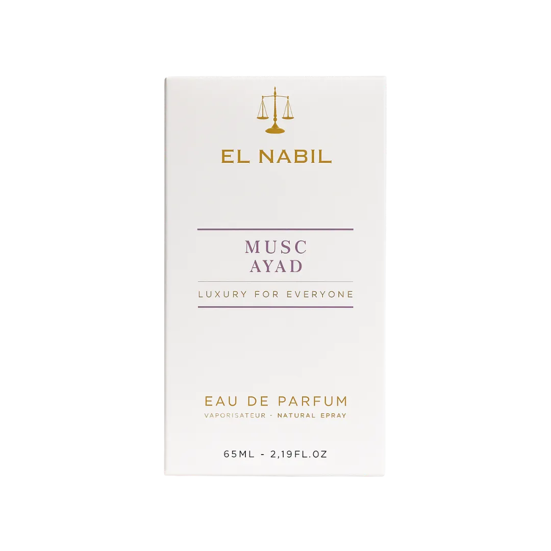 Eau De Parfum El Nabil 'Musc Ayad' - Flacon 65 Ml, Parfum Mixte, Fabrication Française
