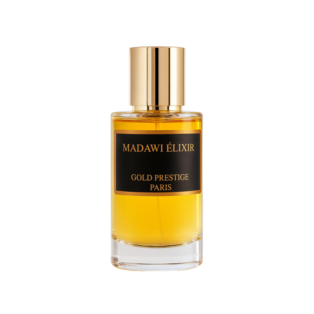 Eau de Parfum Madawi Élixir 50 ml – Gold Prestige Paris MJ BAZAR
