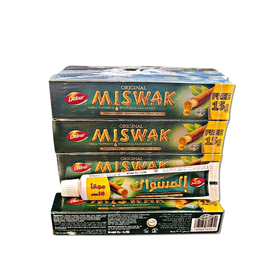 Dentifrice Miswak 15g (Lot de 12) - Dabur Dabur