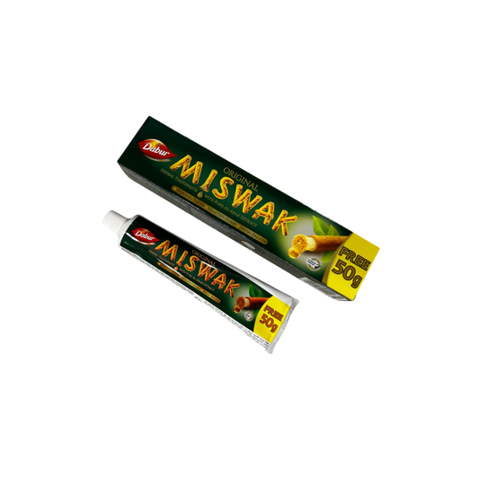 Dentifrice Miswak Charbon Actif 50g (lot de 6) - Dabur Dabur