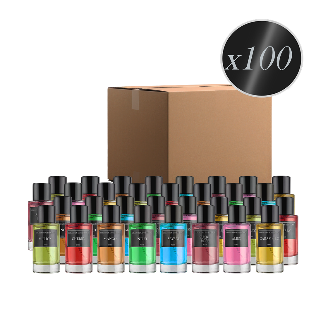 LOT DE 100 PARFUMS COLLECTION PRIVÉE - EDITION INTENSE Collection Privée