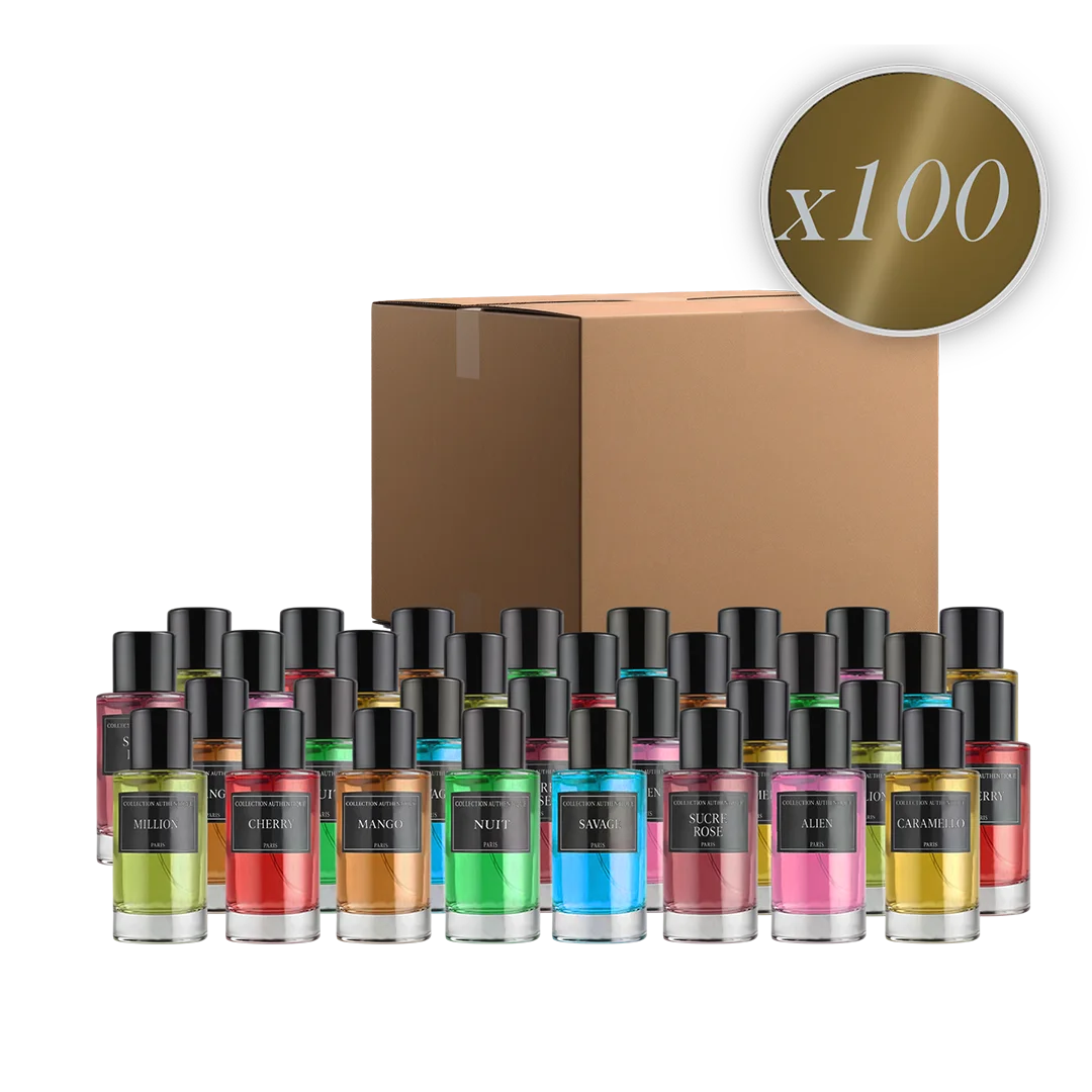 LOT DE 100 PARFUMS COLLECTION PRIVÉE - EDITION LA DORÉE Collection Privée