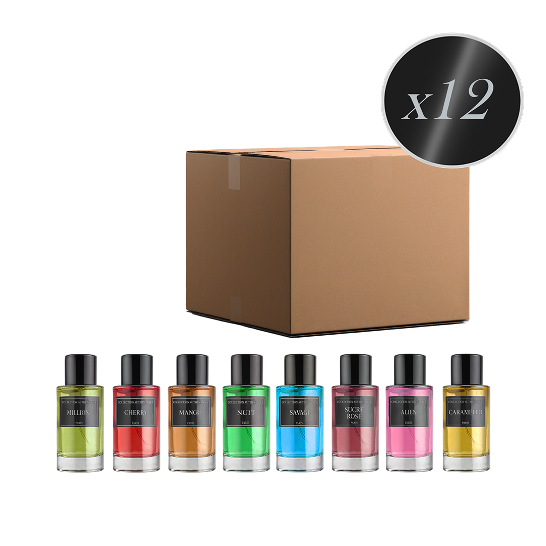 LOT DE 12 PARFUMS COLLECTION PRIVÉE - EDITION INTENSE Collection Privée
