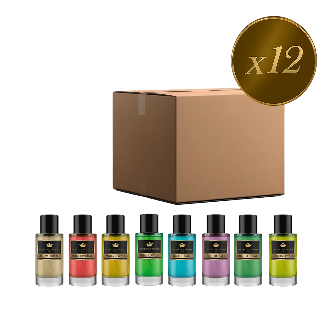 LOT DE 12 PARFUMS COLLECTION PRIVEE - EDITION ROYALE – MJ BAZAR