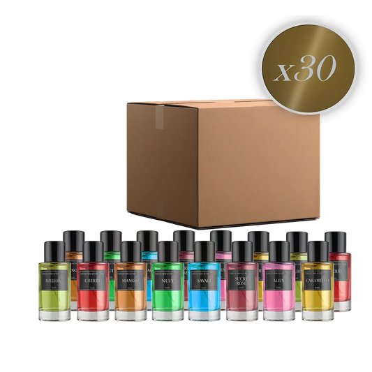 LOT DE 30 PARFUMS COLLECTION PRIVÉE - ÉDITION LA DORÉE Collection Privée