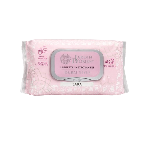 Lingettes nettoyantes parfumées Sara 72 pcs - Jardin d’Orient Jardin d'Orient