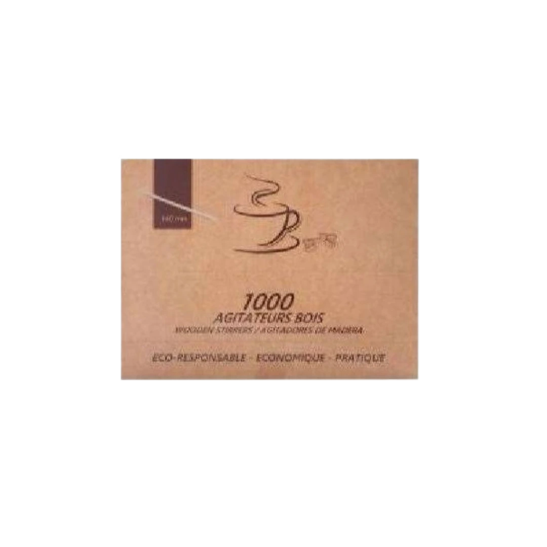 Paquet de 1000 agitateurs en bois MJ BAZAR