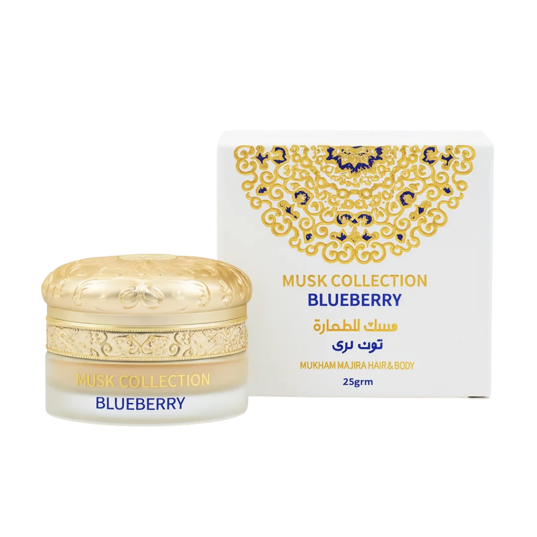 Blueberry 25g – Musk Collection (Baume Cheveux &amp; Corps) MJ BAZAR