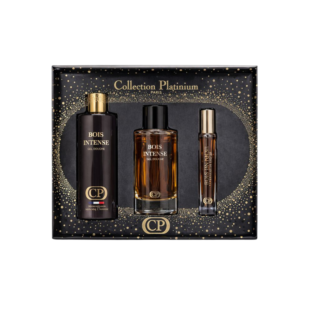 Coffret parfum Bois Intense – Collection Platinum (Paris) MJ BAZAR