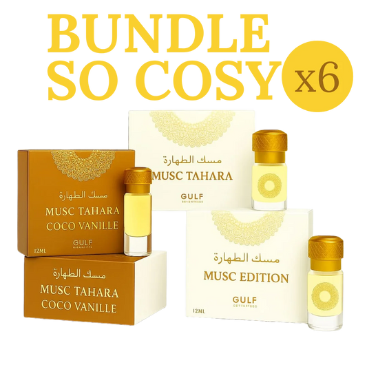 Lot de 6 MUSCS TAHARA & COCO VANILLE MJ BAZAR