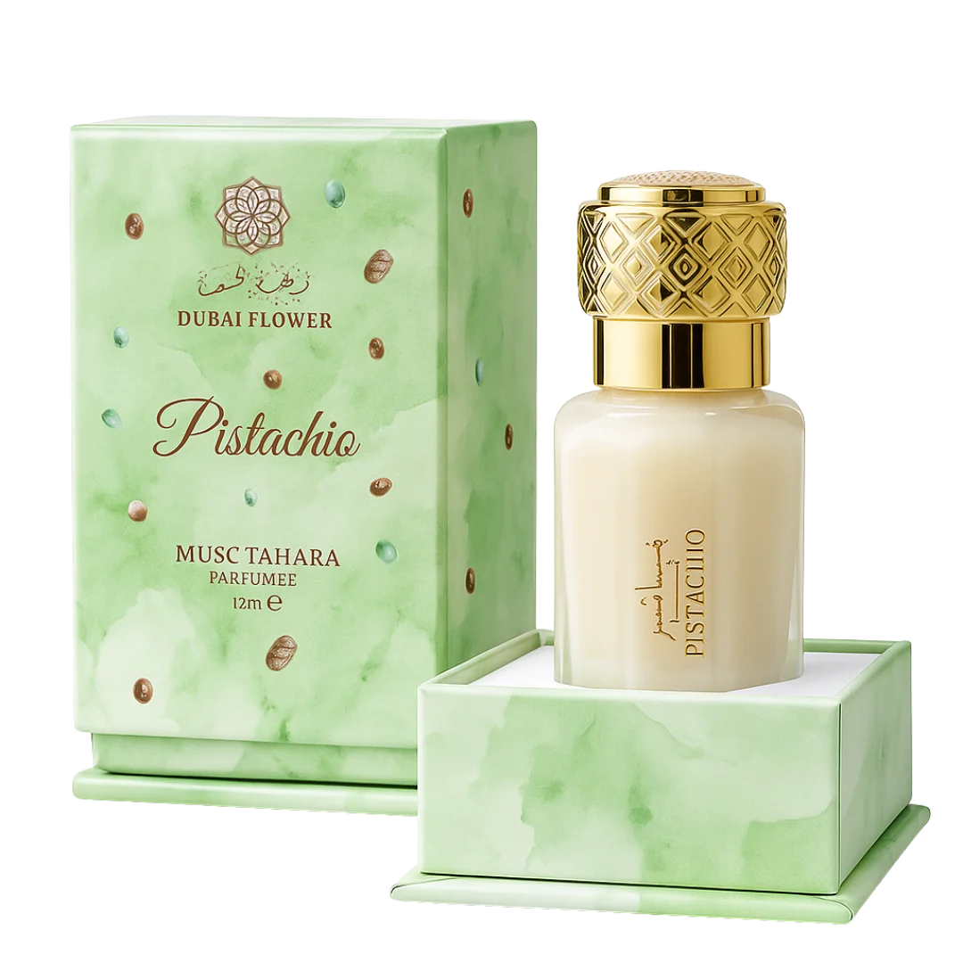 Musc Pistachio 12 ml - Musc Tahara Parfumée MJ BAZAR