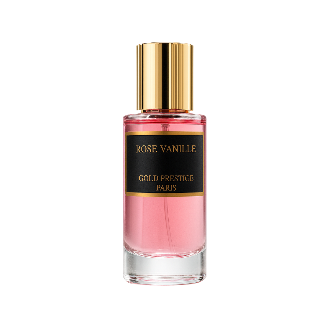 Eau de Parfum Rose Vanille 50 ml – Gold Prestige Paris MJ BAZAR