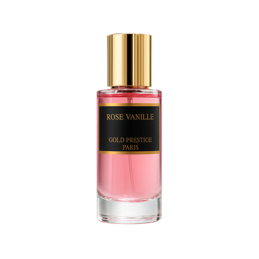 Eau de Parfum Rose Vanille 50 ml – Gold Prestige Paris MJ BAZAR