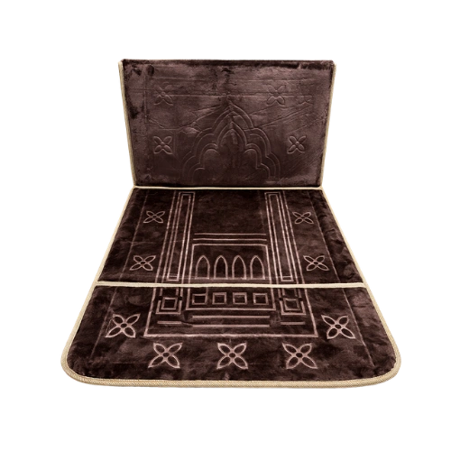 Tapis de Prière Épais &amp; Pliable – Motif Mihrab MJ BAZAR