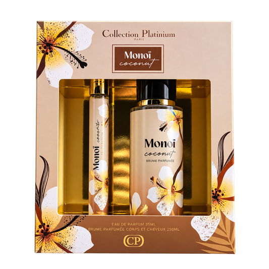 Coffret Monoï Coconut (Eau de Parfum 35 ml + Brume Parfumée 250 ml) - Collection Platinium Paris Collection Platinium Paris