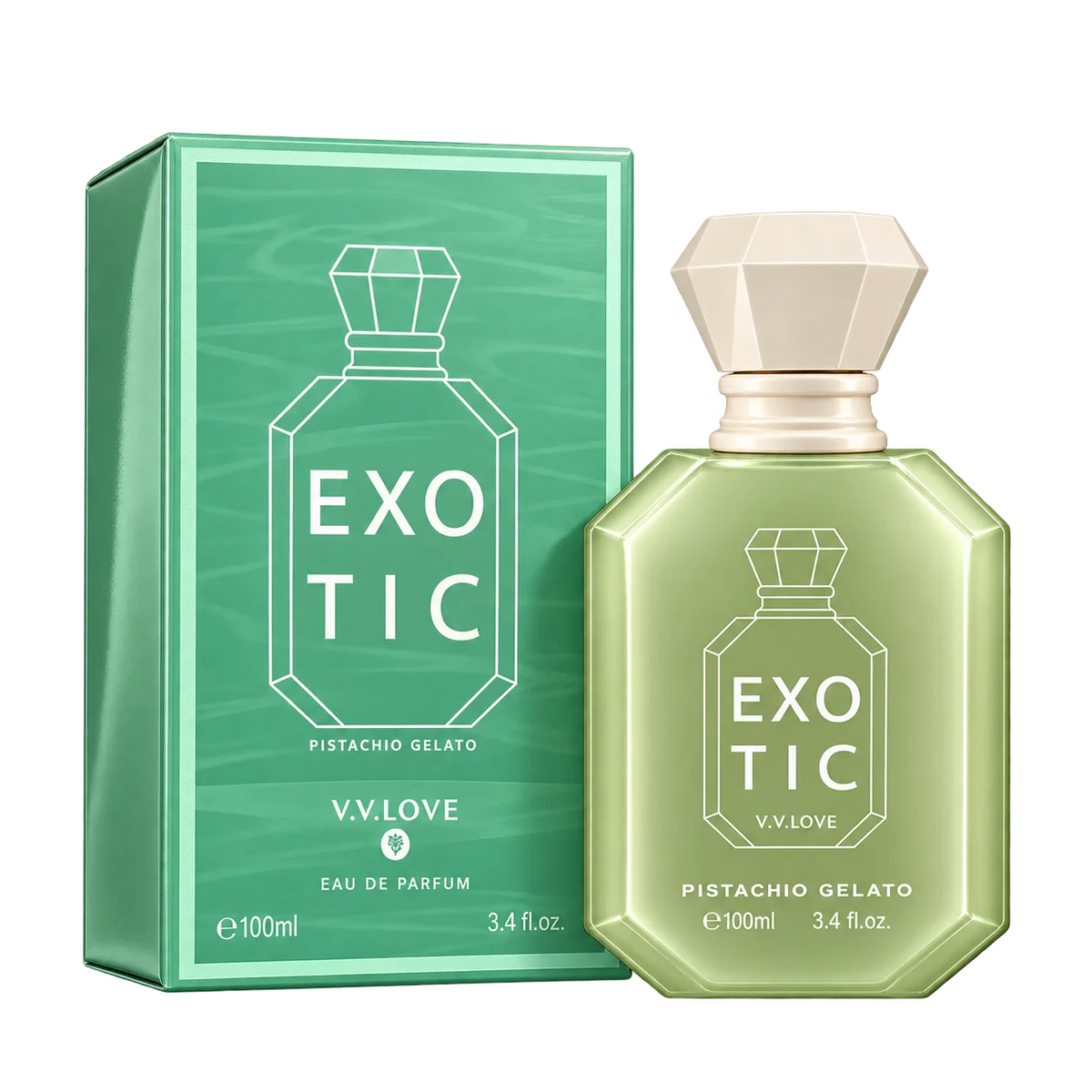 Eau de Parfum Exotic Pistachio Gelato 100 ml - V.V. LOVE V.V Love
