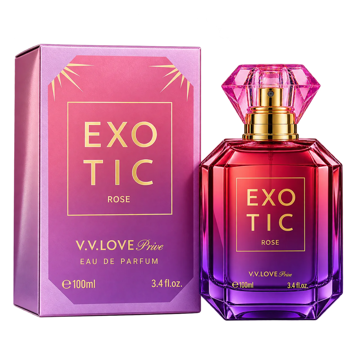 Eau de Parfum Exotic Rose 100 ml - V.V. LOVE V.V Love
