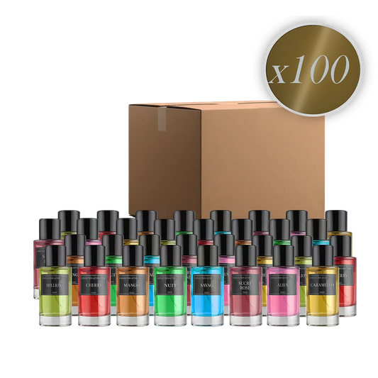 LOT DE 100 PARFUMS COLLECTION PRIVÉE - EDITION LA DORÉE Collection Privée
