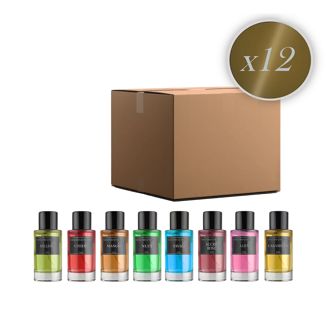 LOT DE 12 PARFUMS COLLECTION PRIVÉE - ÉDITION LA DORÉE Collection Privée