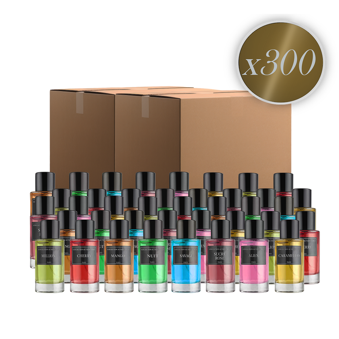 LOT DE 300 PARFUMS COLLECTION PRIVÉE - ÉDITION LA DORÉE Collection Privée