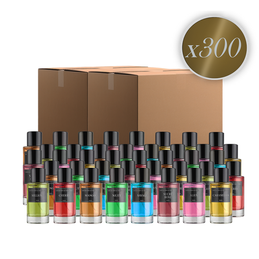 LOT DE 300 PARFUMS COLLECTION PRIVÉE - ÉDITION LA DORÉE Collection Privée