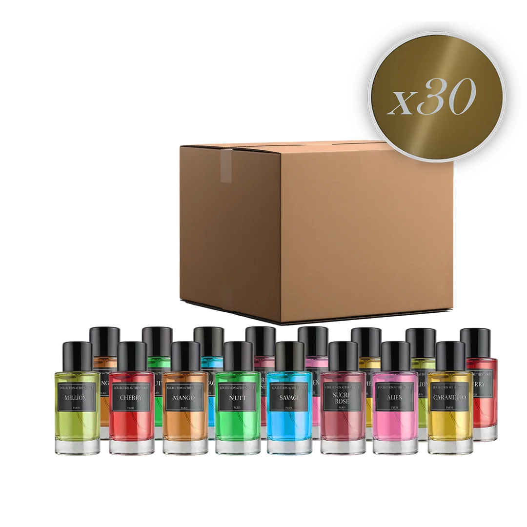 LOT DE 30 PARFUMS COLLECTION PRIVÉE - ÉDITION LA DORÉE Collection Privée