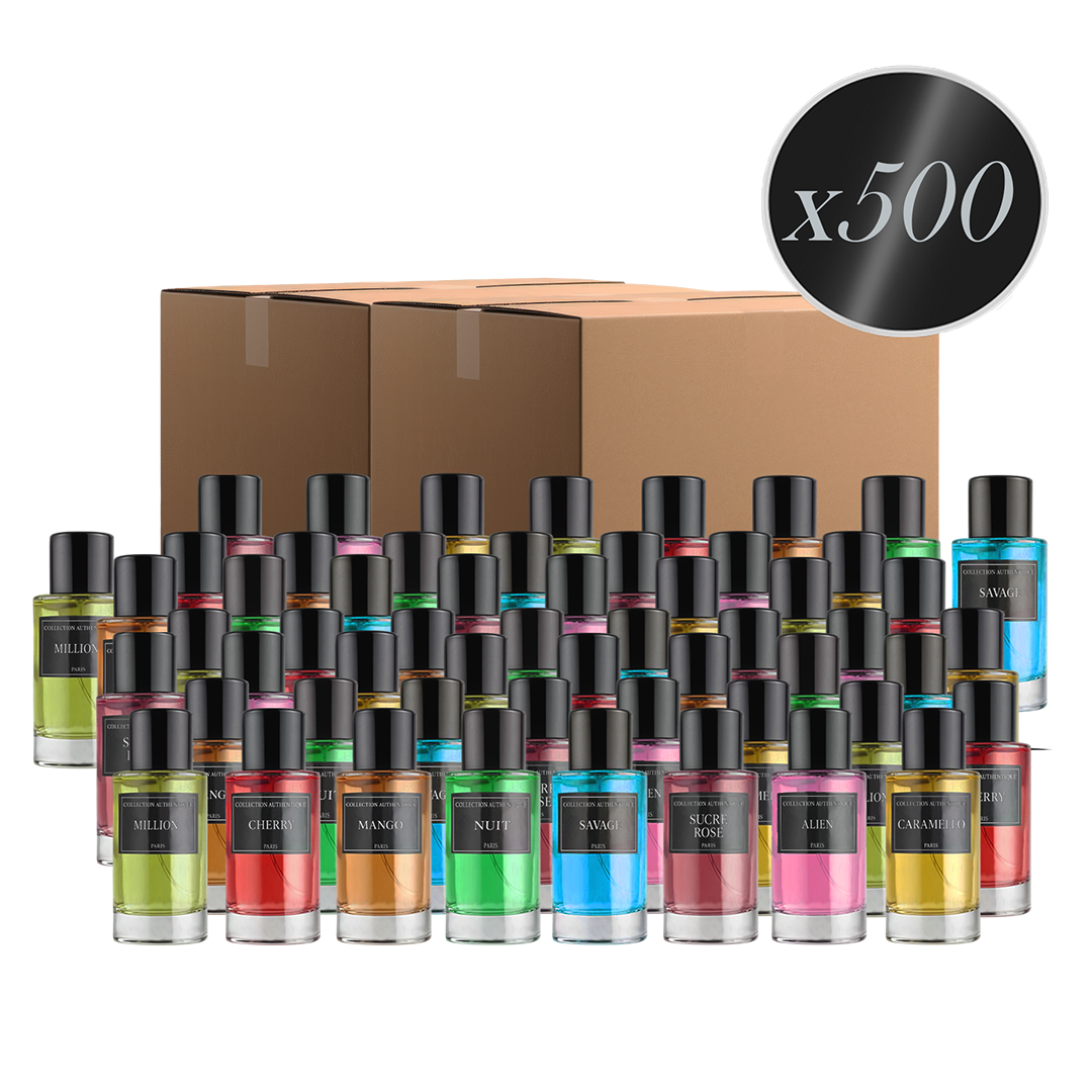 LOT DE 500 PARFUMS COLLECTION PRIVÉE - EDITION INTENSE Collection Privée