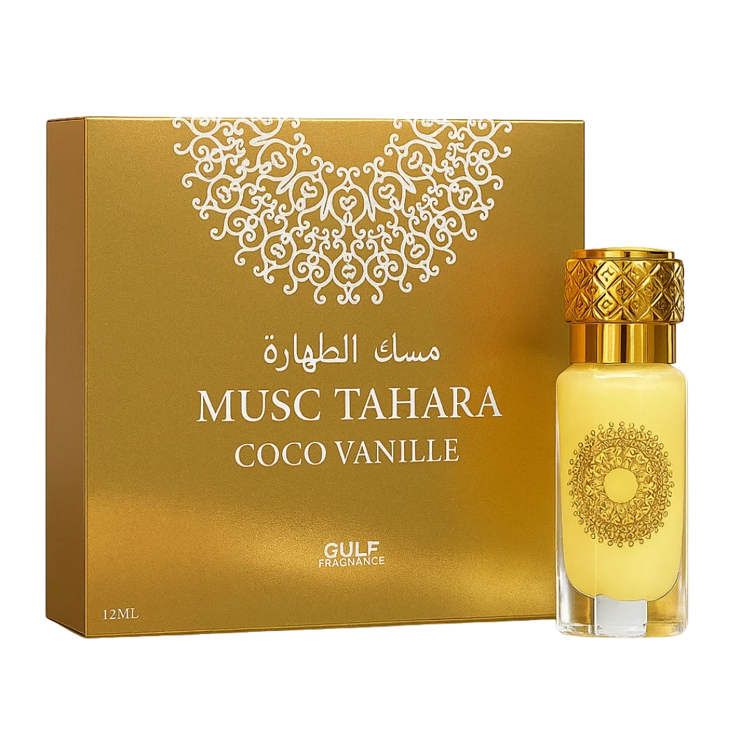 Musc Tahara Coco Vanille 12 ml – Gulf Fragrance MJ BAZAR