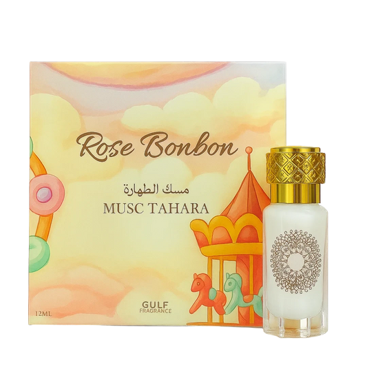 Musc Tahara Rose Bonbon 12 ml – Gulf Fragrance MJ BAZAR