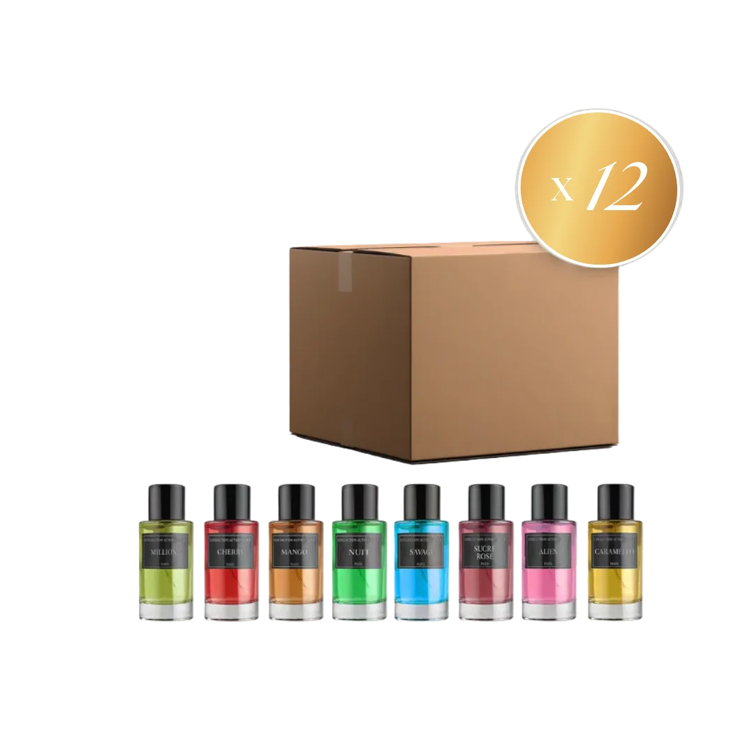 LOT DE 12 PARFUMS COLLECTION PRIVÉE - EDITION GOLD PRESTIGE Collection Privée