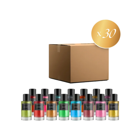 LOT DE 30 PARFUMS COLLECTION PRIVÉE - EDITION GOLD PRESTIGE Collection Privée