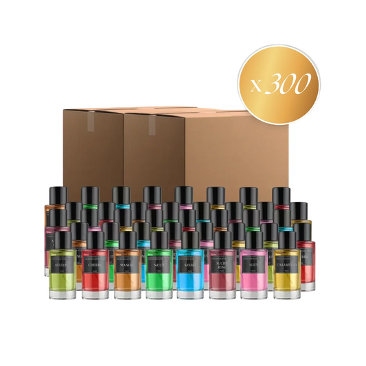 LOT DE 300 PARFUMS COLLECTION PRIVÉE - EDITION GOLD PRESTIGE Collection Privée