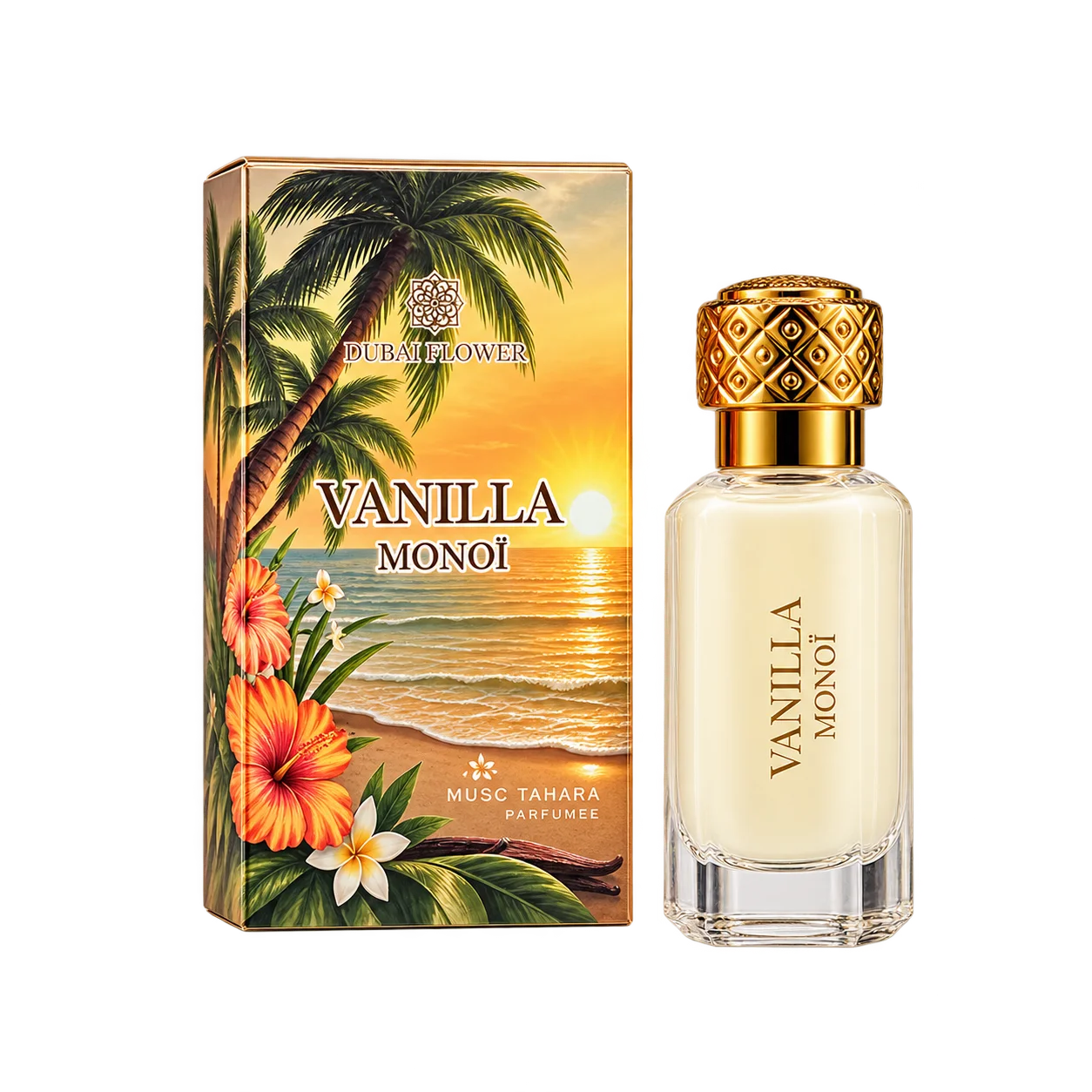 Musc Vanilla Monoi 12 ml - Musc Tahara Dubai Flower Dubai Flower