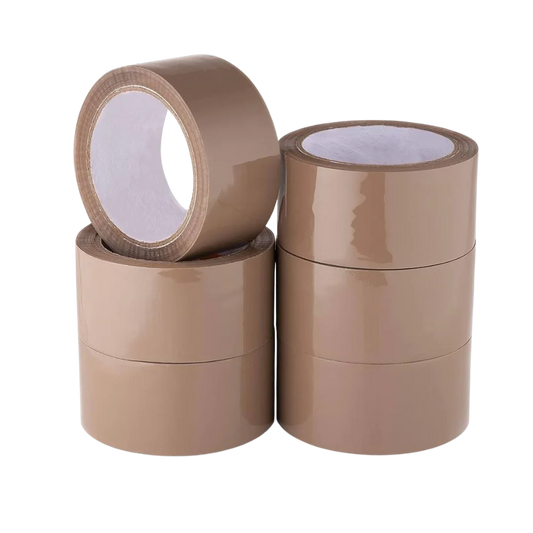Rouleaux Adhésifs Marron (Lot de 6) Ma boutique