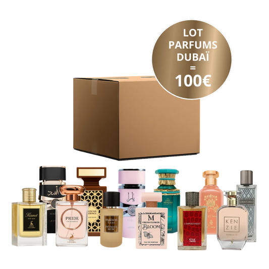 LOT PARFUMS DE DUBAÏ* POUR 100 EUROS MJ BAZAR